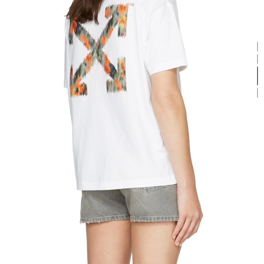 Off White womens White Chine Arrows T Shirt SZ XS